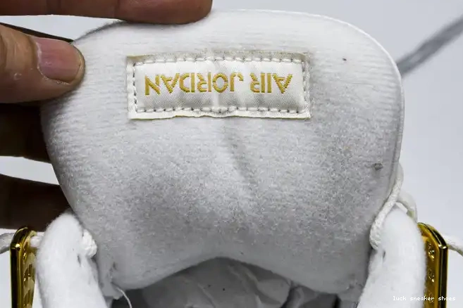 Rep LUCY Gold Metallic AQ9129-170 Jordan Retro 4 0423